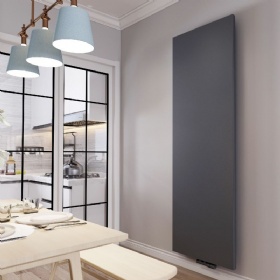 EM-D05 Vertical Designer Radiator with Steel Front Panel